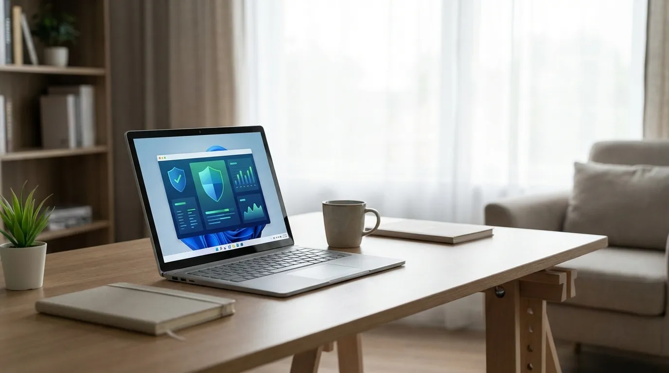 Vergleich von Antivirensoftware auf einem modernen Büroarbeitsplatz