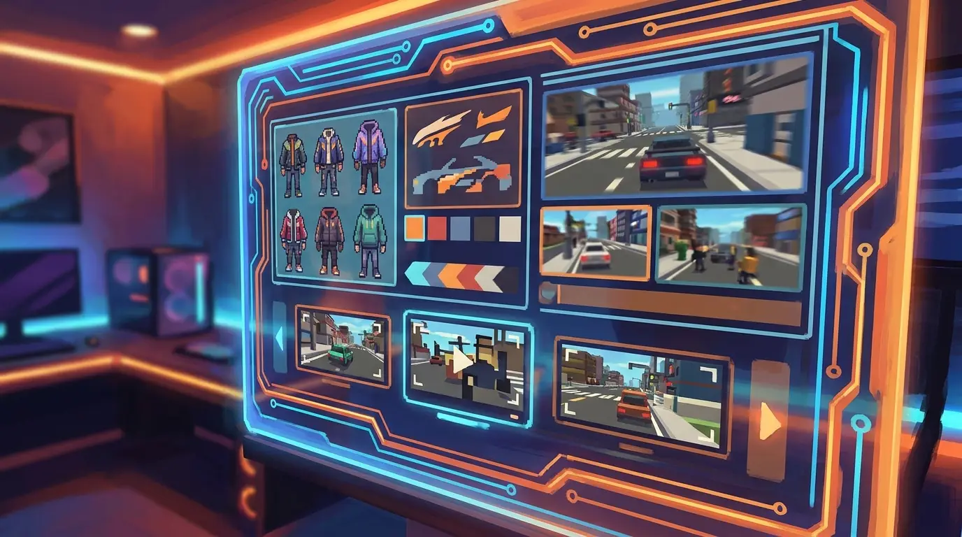 Custom GTA V multiplayer server style board