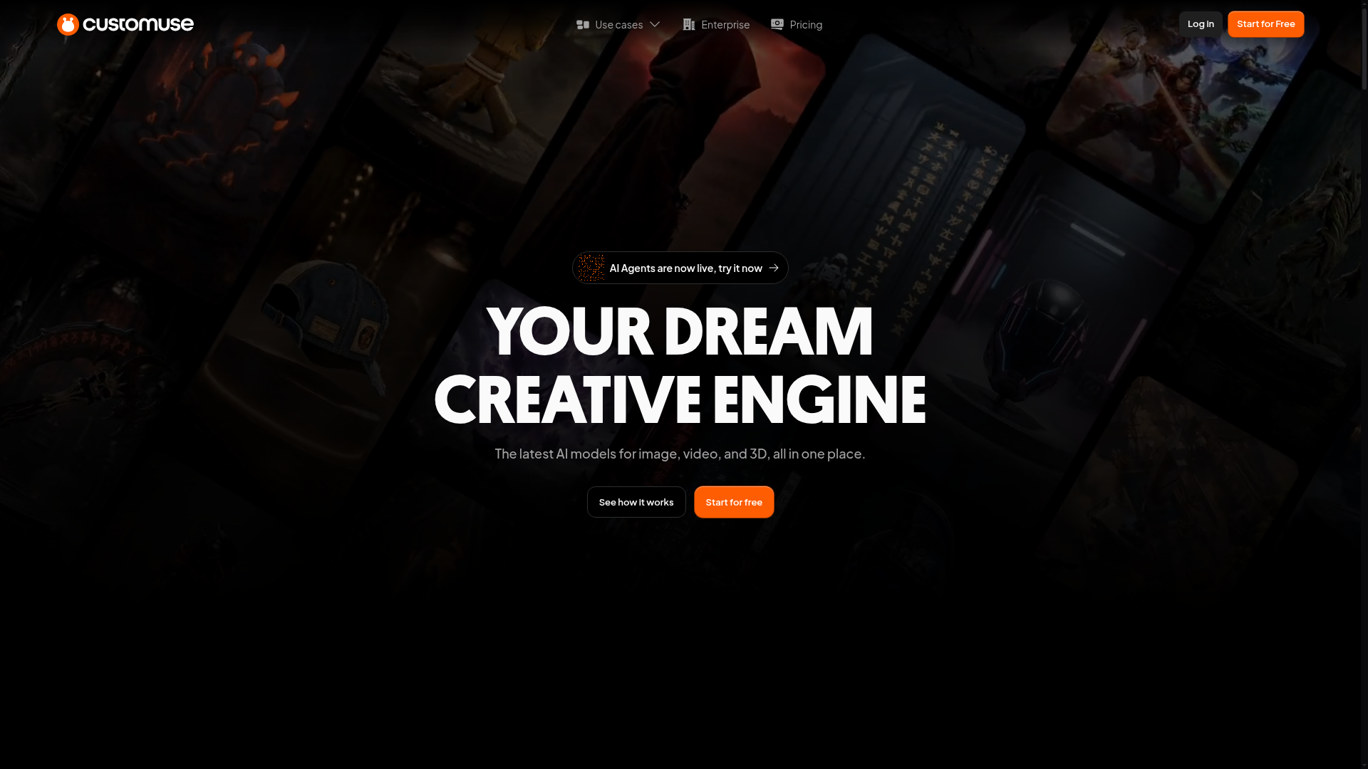 2. Customuse Homepage