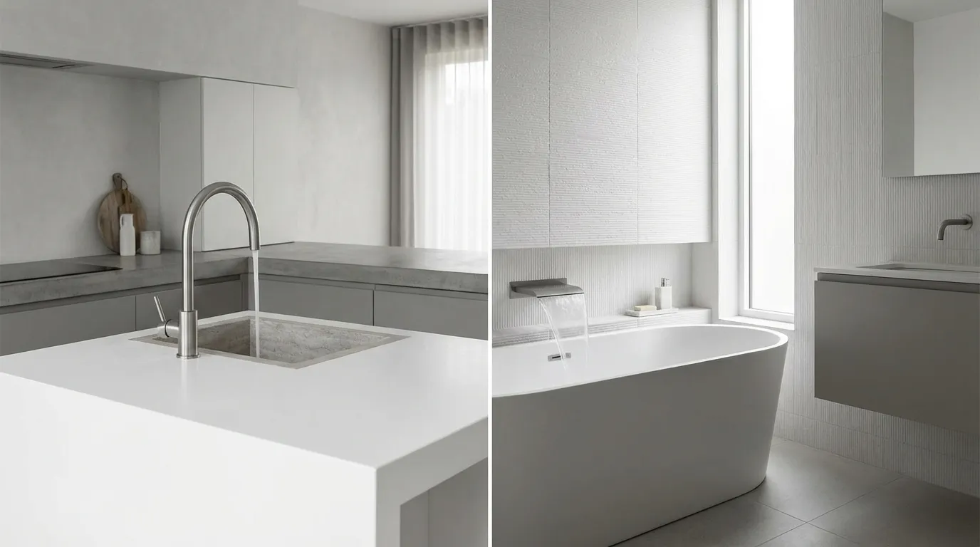 Running household faucets