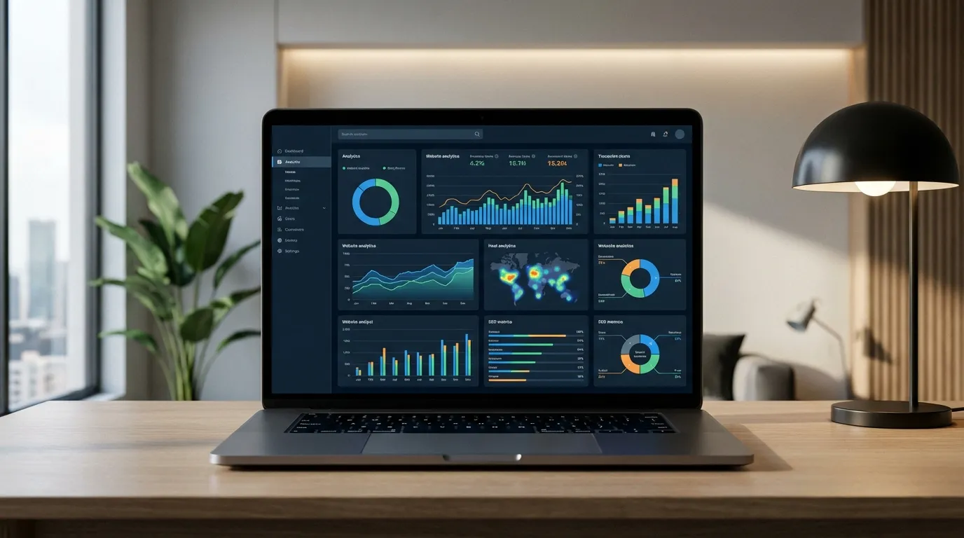 SEO website audit dashboard