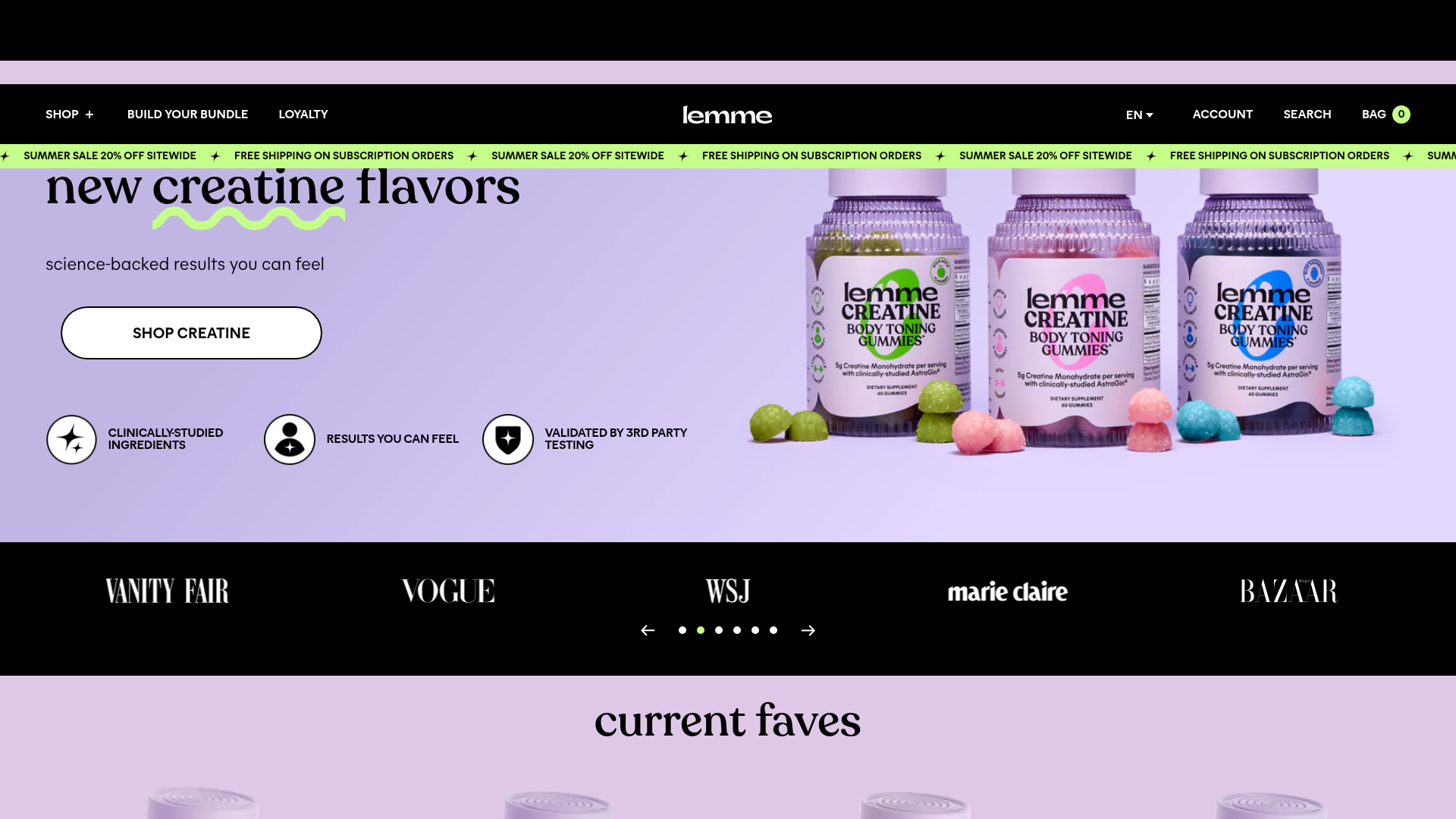 3. Lemme Homepage