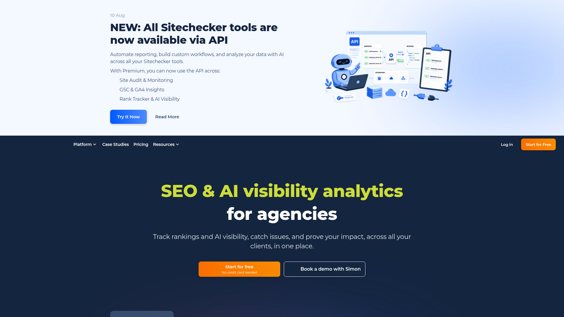 3. Sitechecker Homepage