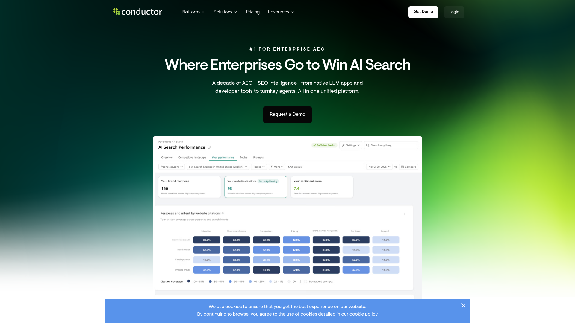 3. Conductor Homepage