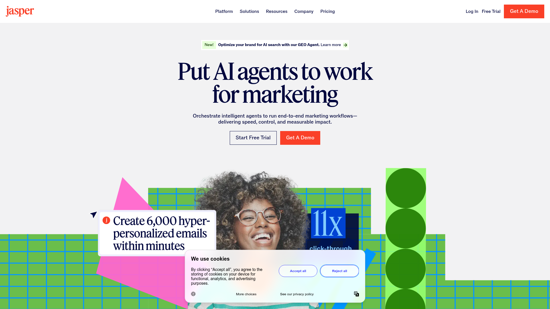 3. Jasper Homepage