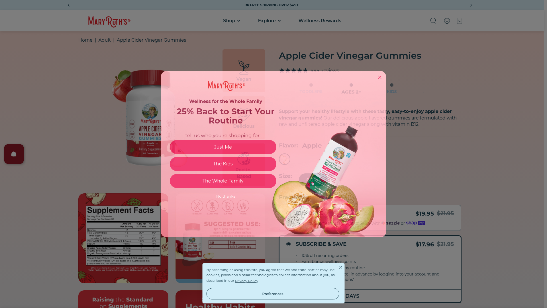 3. MaryRuth Organics Homepage