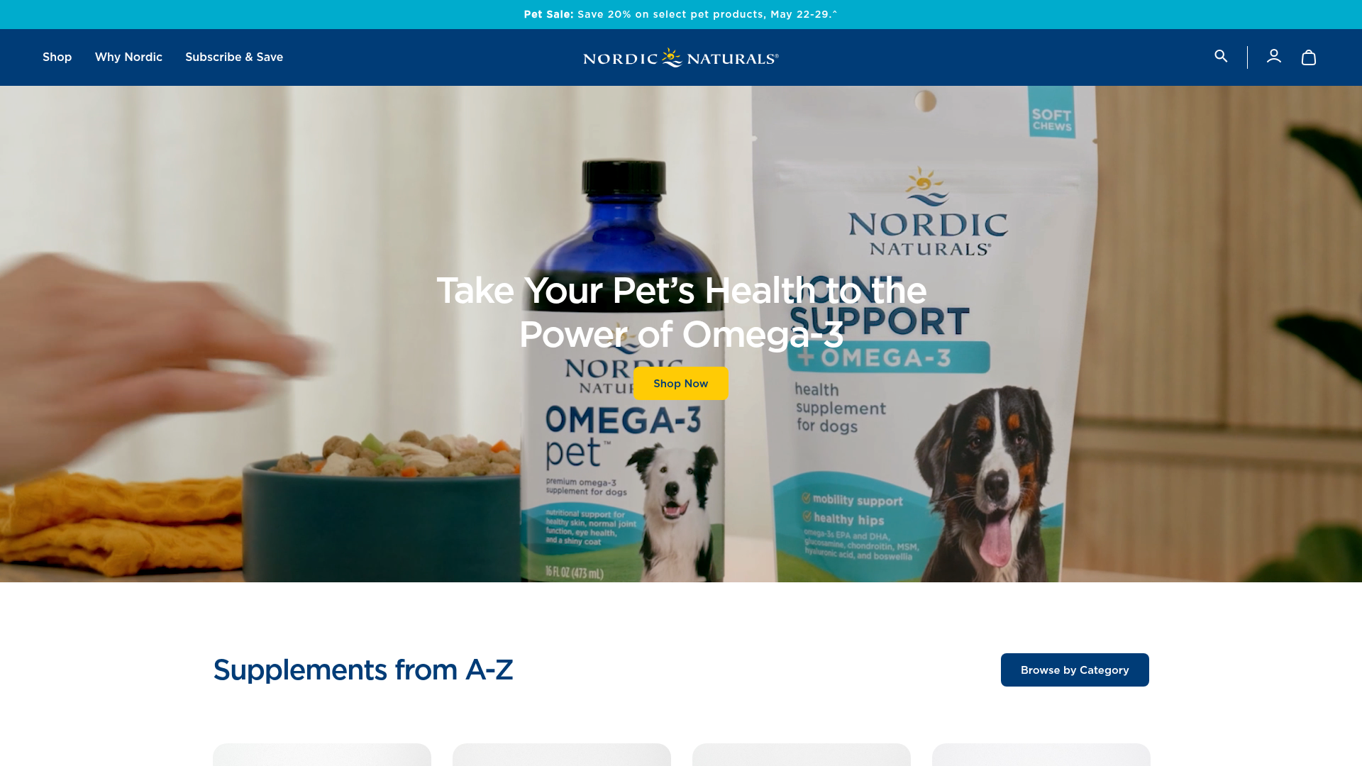 4. Nordic Naturals Homepage