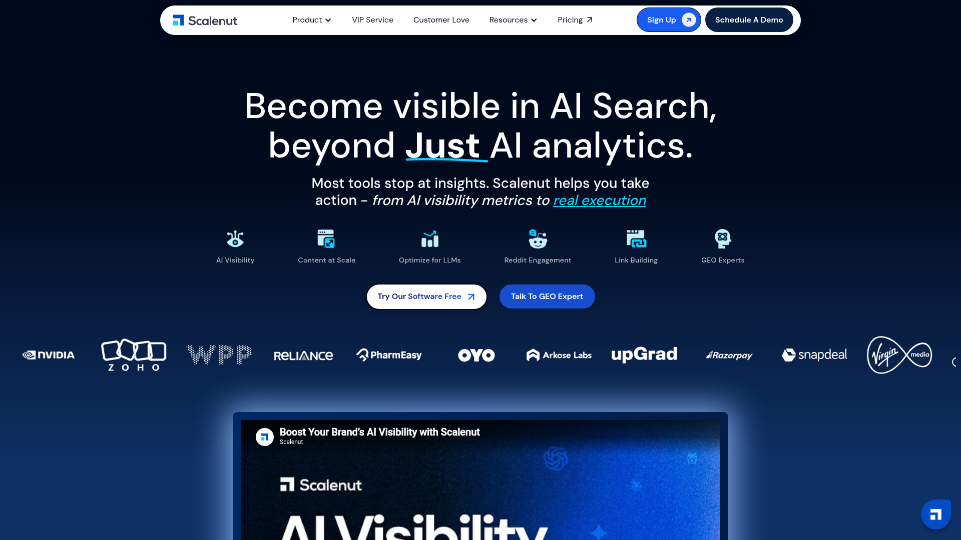 4. Scalenut Homepage