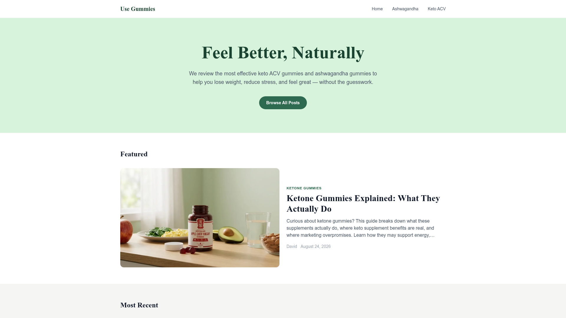 Real world use case Homepage