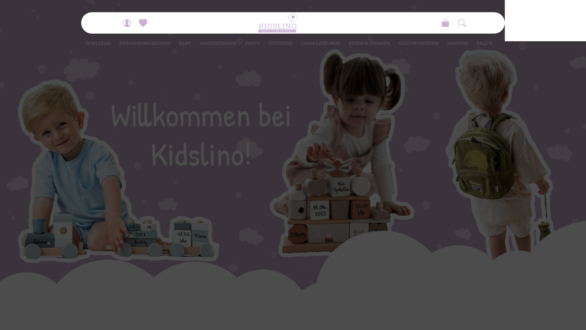 2. Kidslino Homepage