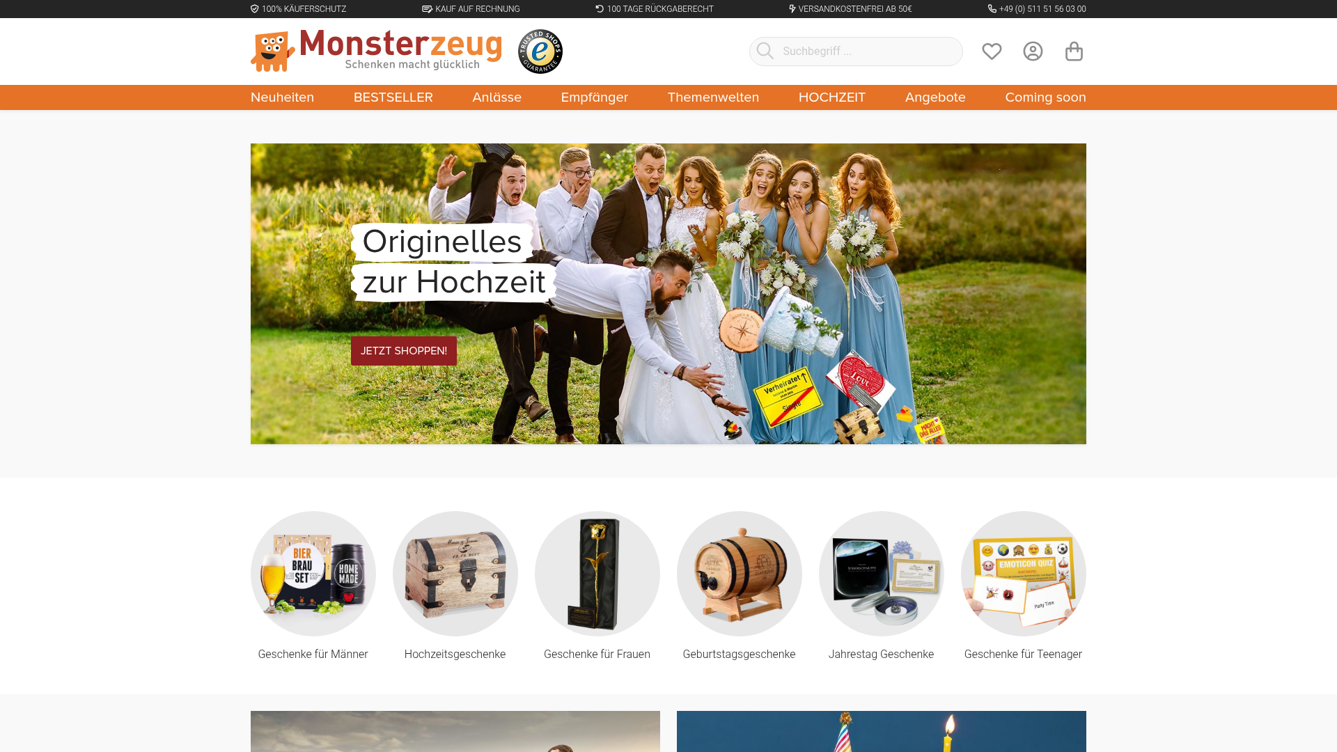 4. Monsterzeug Homepage