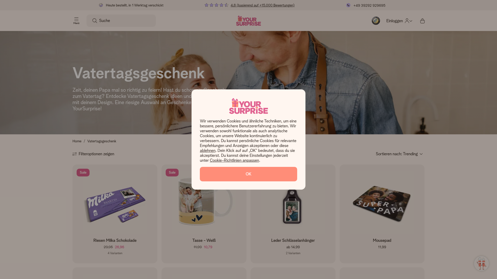3. YourSurprise Homepage