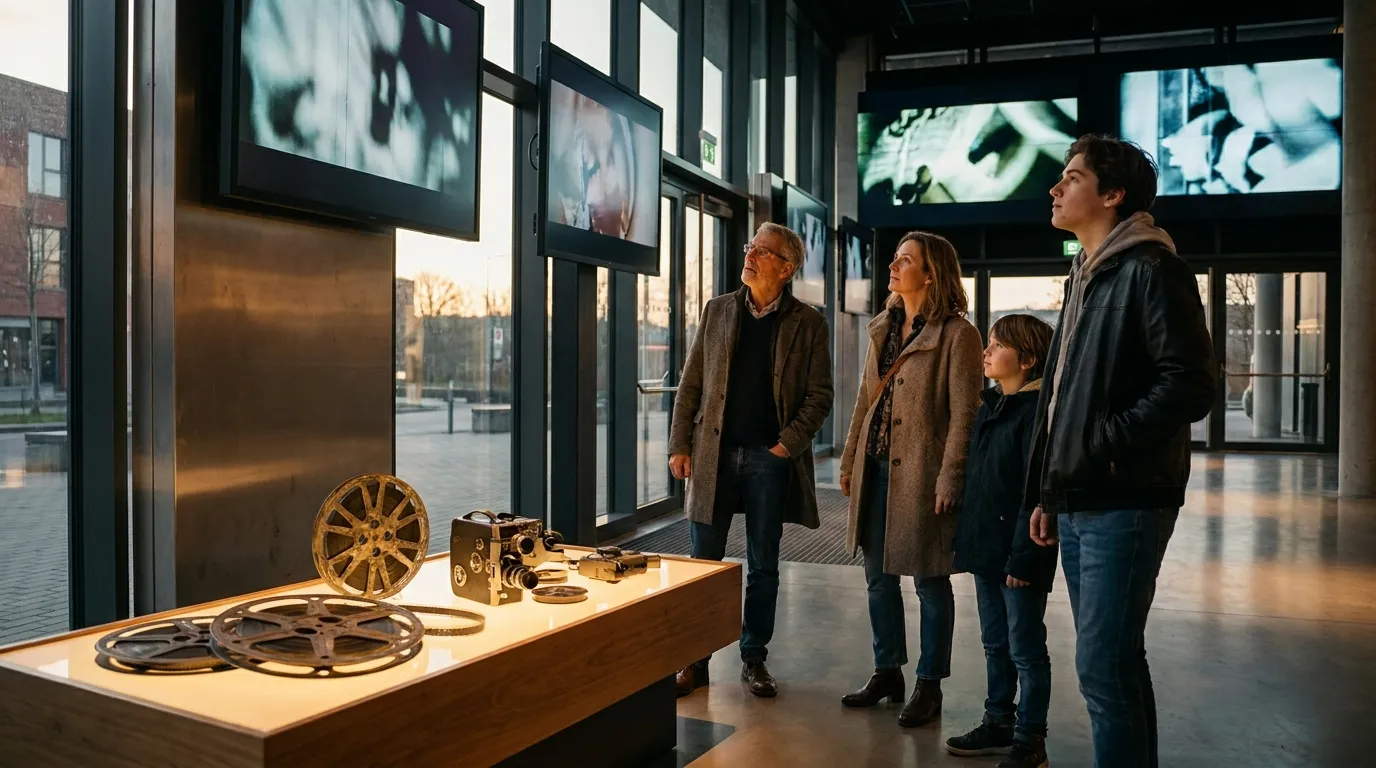 Besucher im modernen Kino vor einem Filmstart 2026