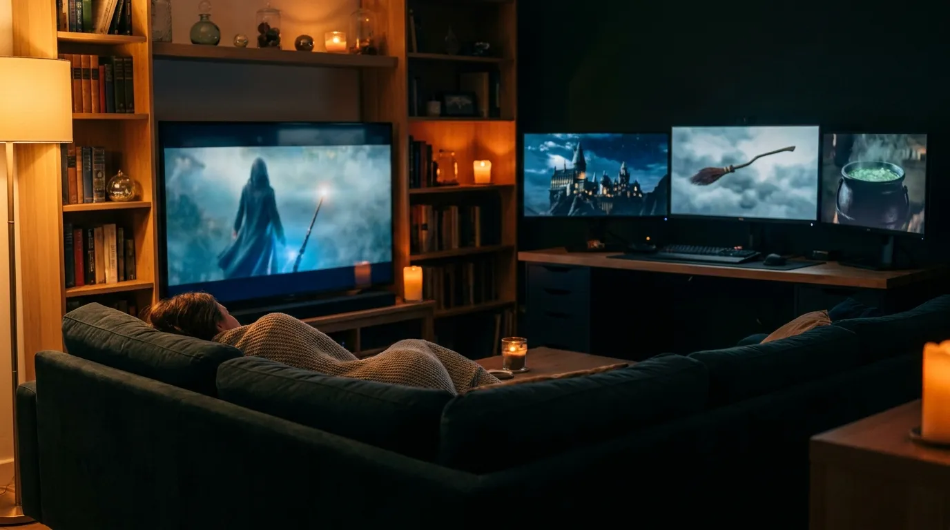 Filmabend mit Fantasy-Stimmung und Zauberwelt-Flair