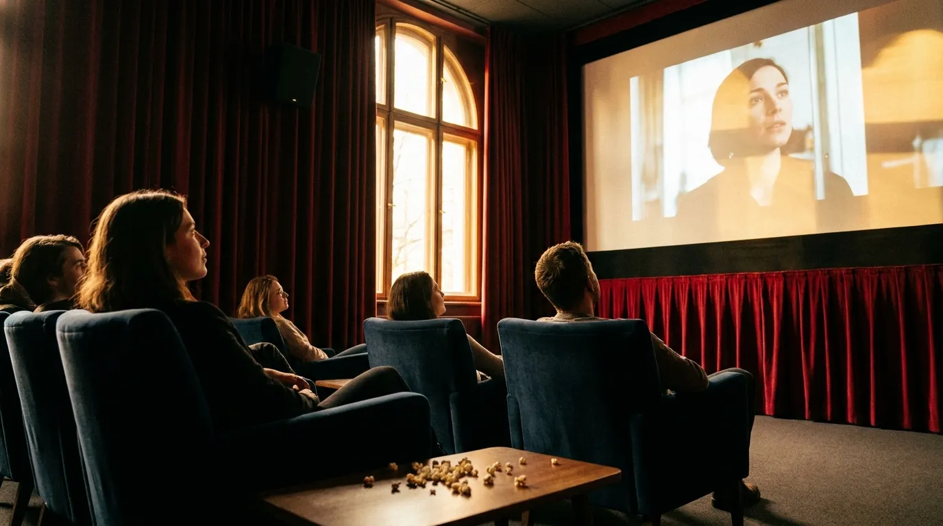 Kinosaal mit deutscher Filmstimmung