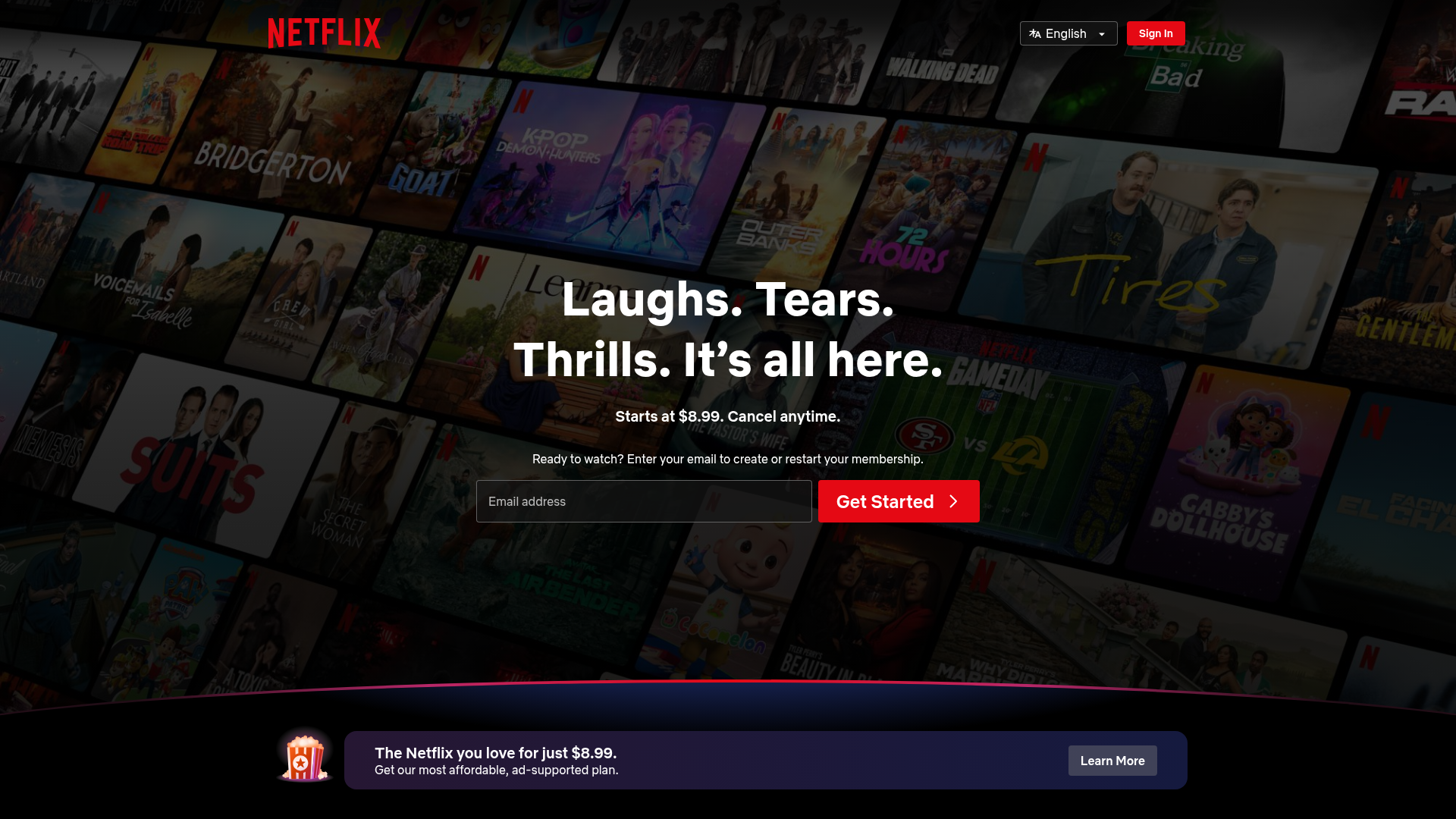 Netflix: Die flexible Allround-Wahl für spontane Filmwochenenden Homepage