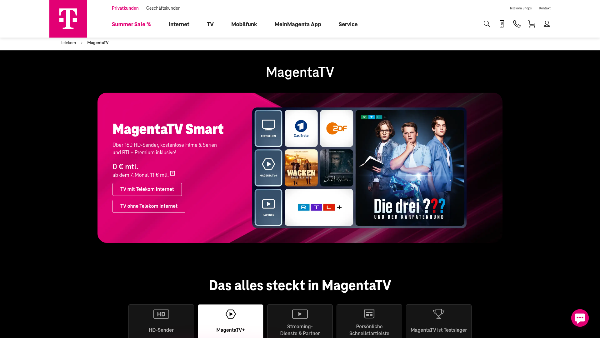 MagentaTV: Die beste Wahl für alle, die TV und Streaming verbinden wollen Homepage