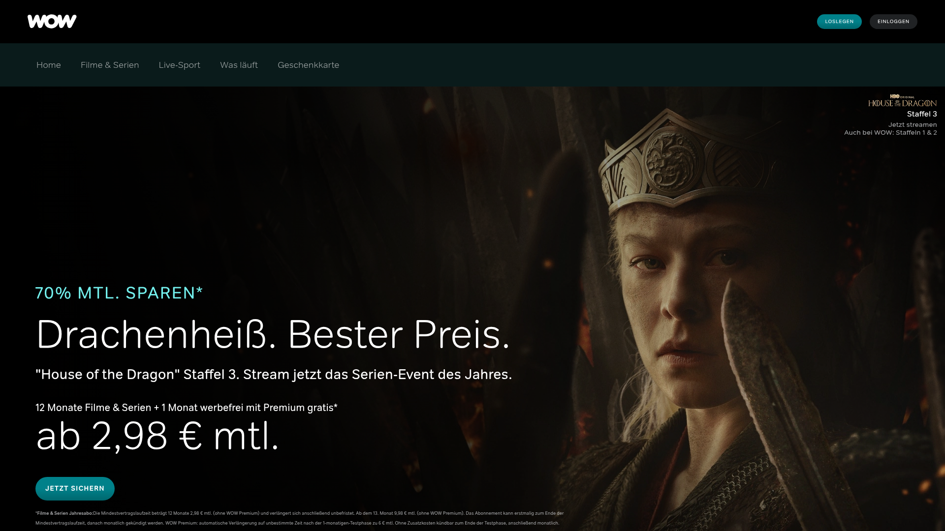 4. WOW Homepage
