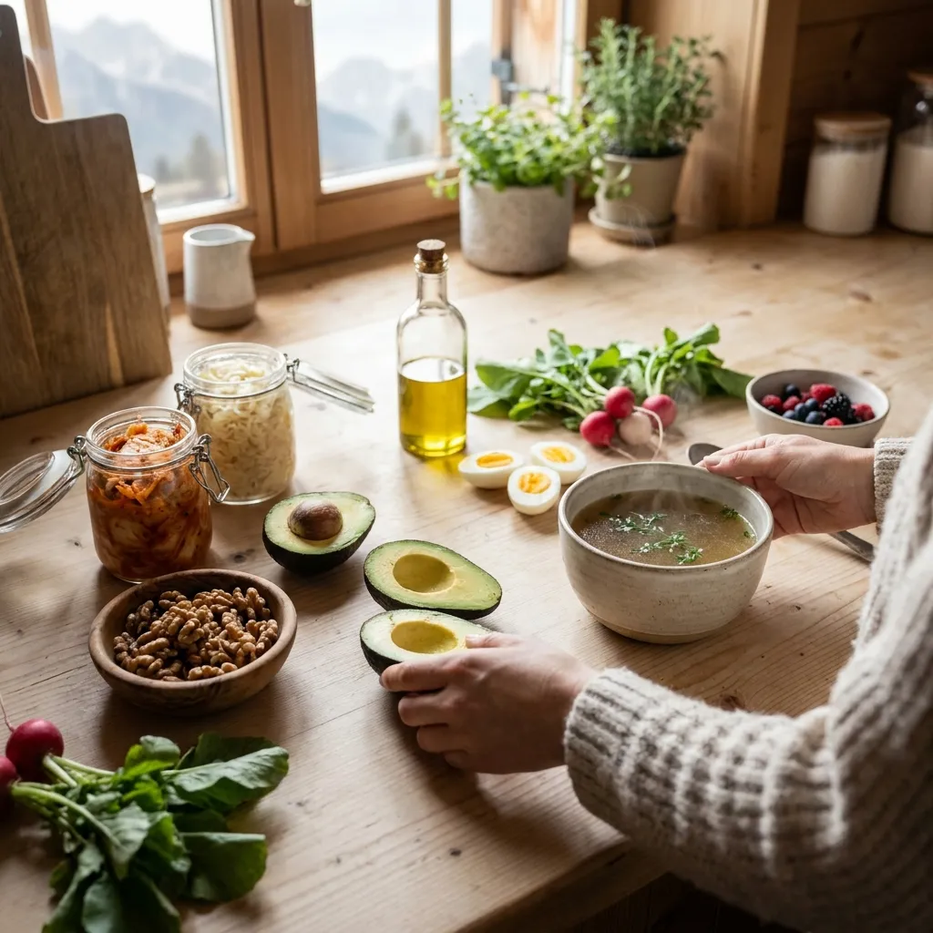 Frische Zutaten für funktionelle Ernährung und Biohacking