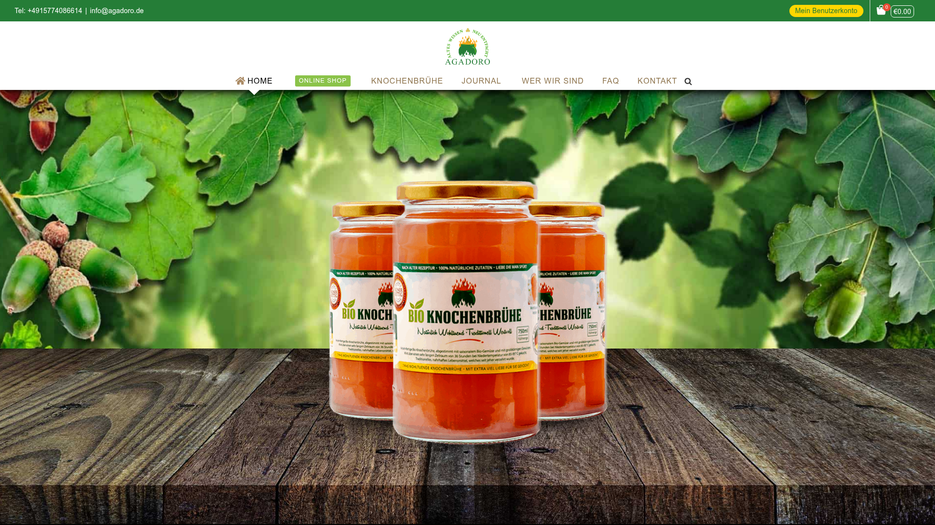 4. Agadoro Homepage
