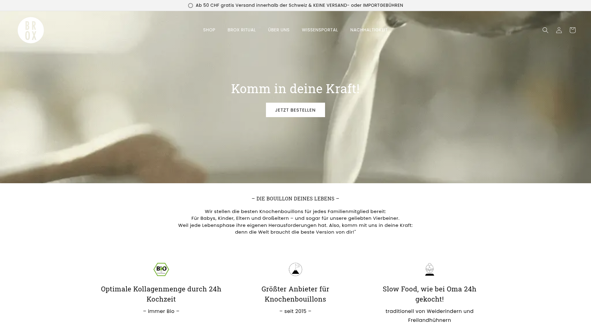 1. Bonebrox Homepage