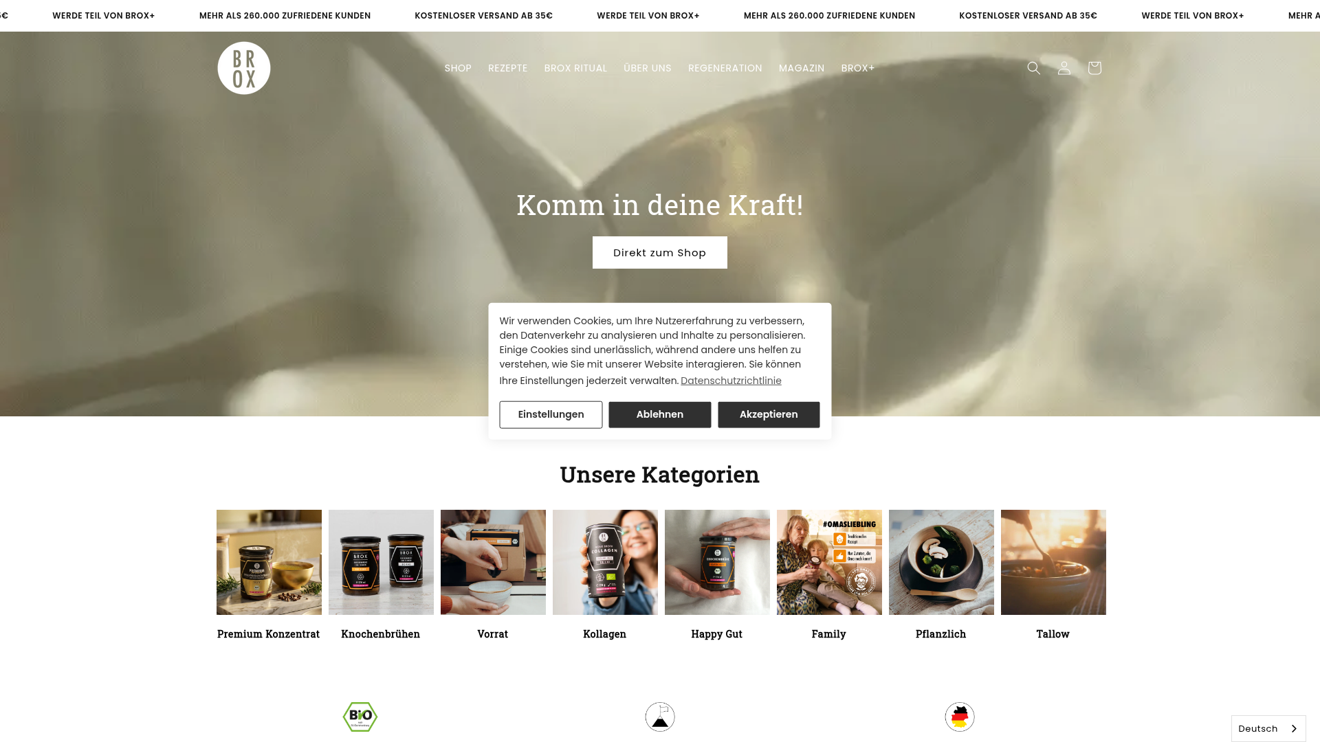 1. Bonebrox Homepage