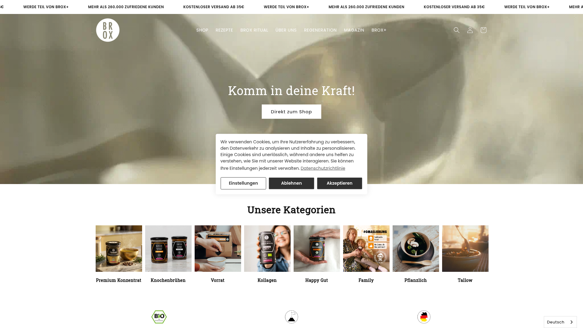 1. Bonebrox Homepage