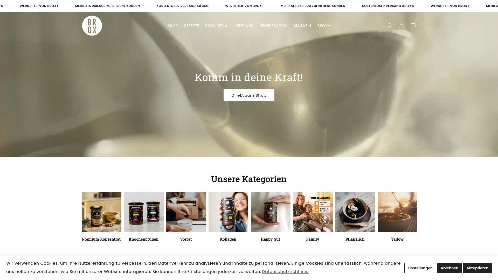 1. Bonebrox Homepage