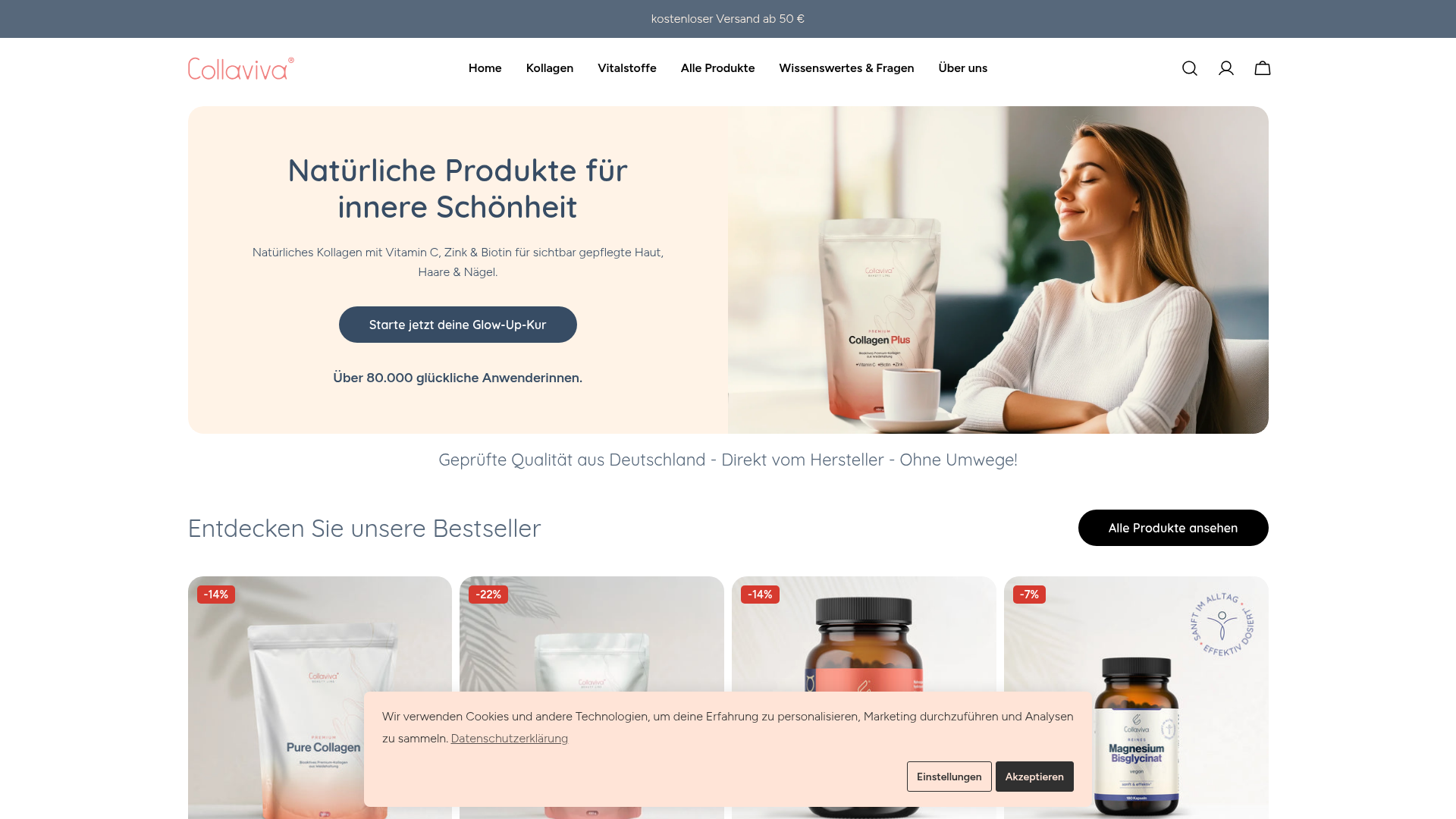 2. Collaviva Homepage