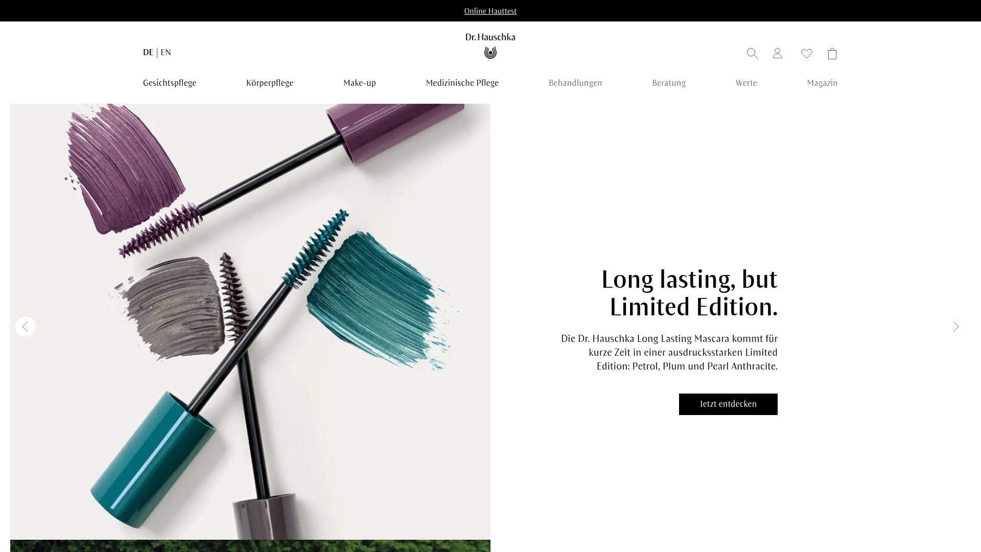 4. Dr. Hauschka Homepage
