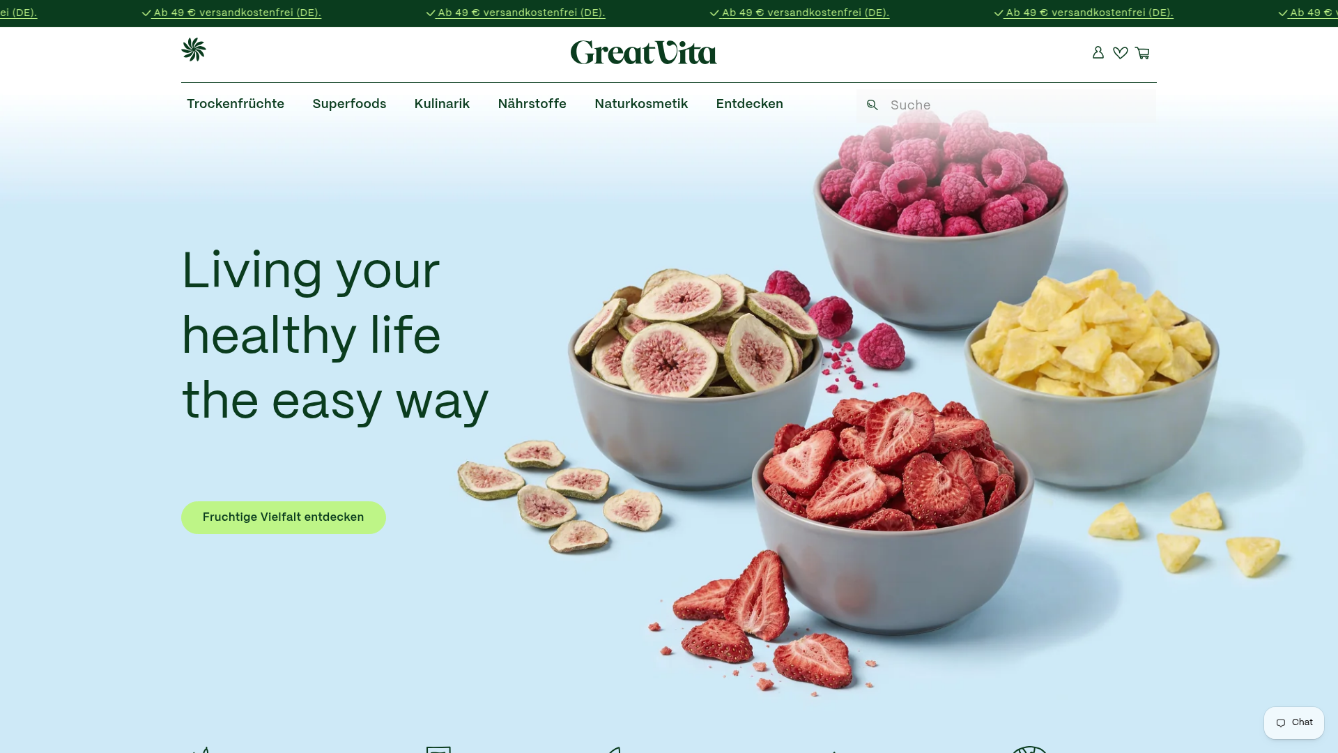 4. GreatVita Homepage
