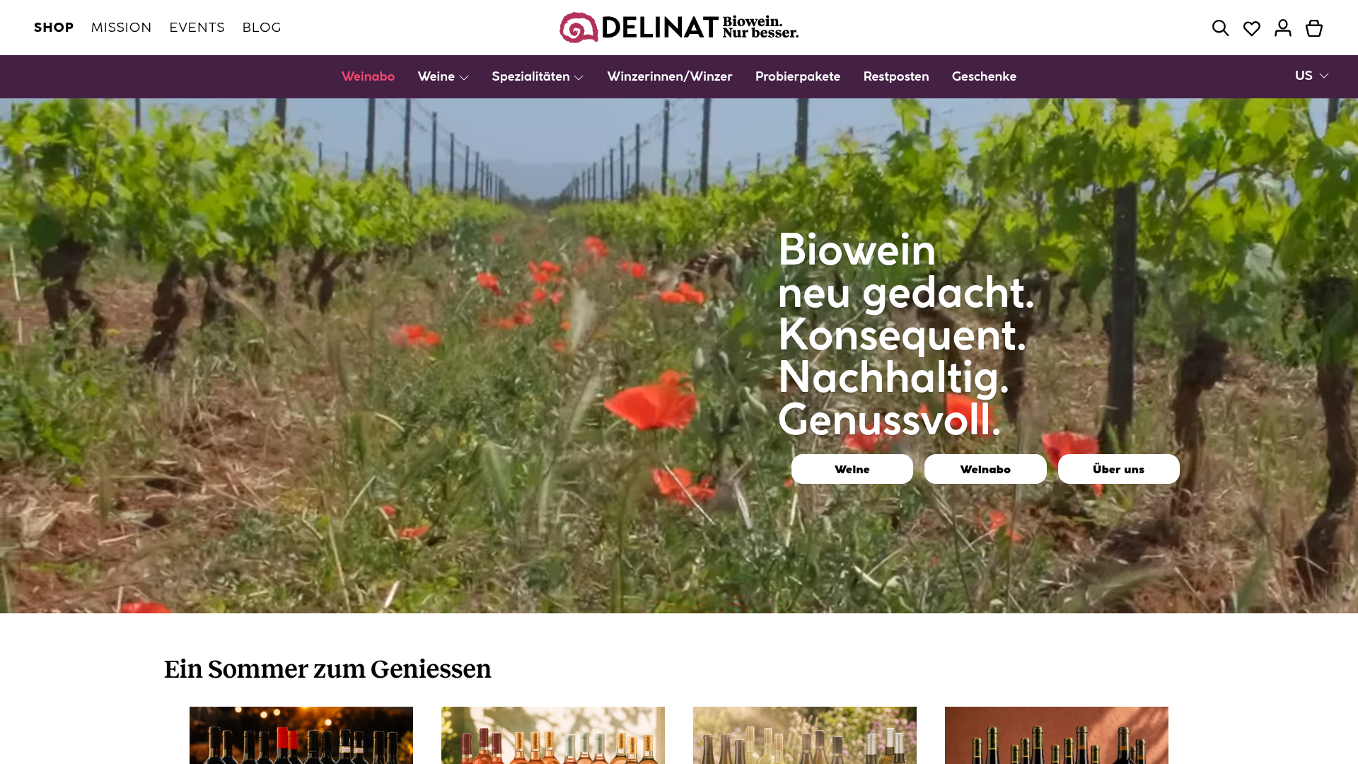 Einzigartiges Wertversprechen Homepage