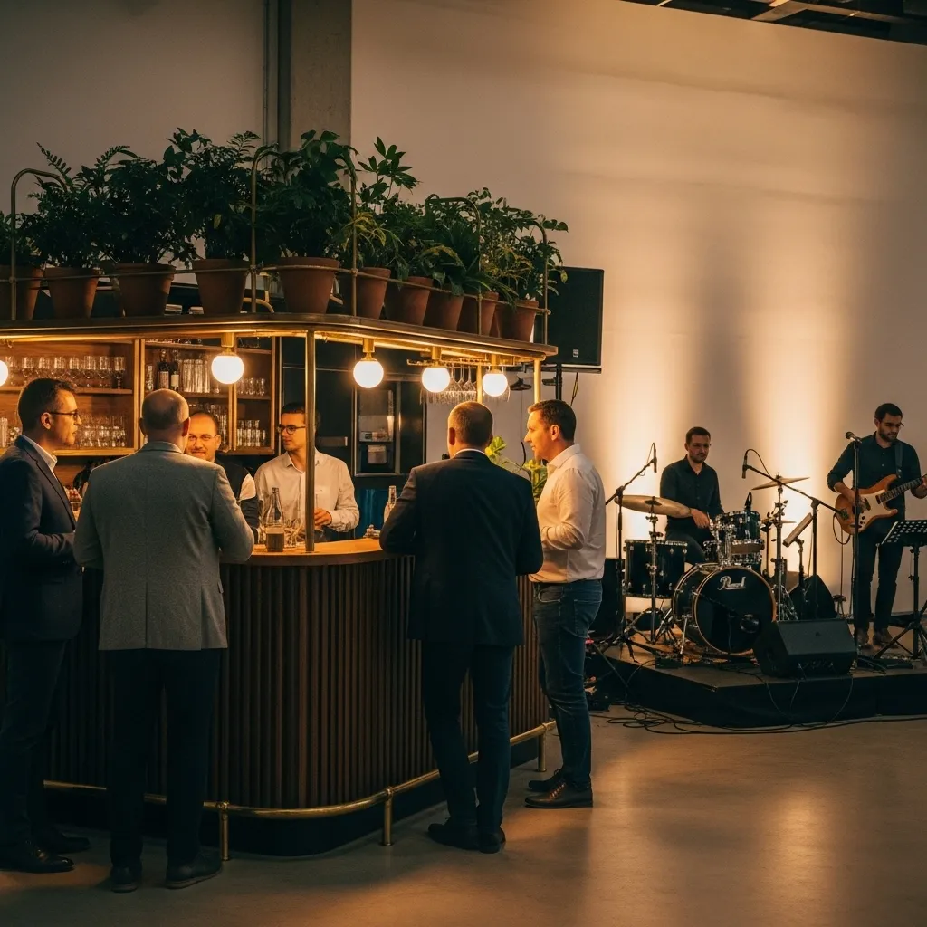 Band und Bar im Zusammenspiel