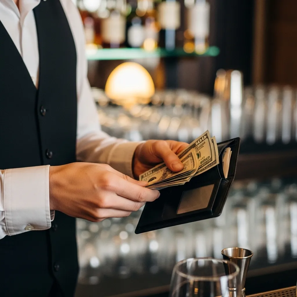 Service Portemonnaie mieten 3 Barservice mit organisiertem Portemonnaie