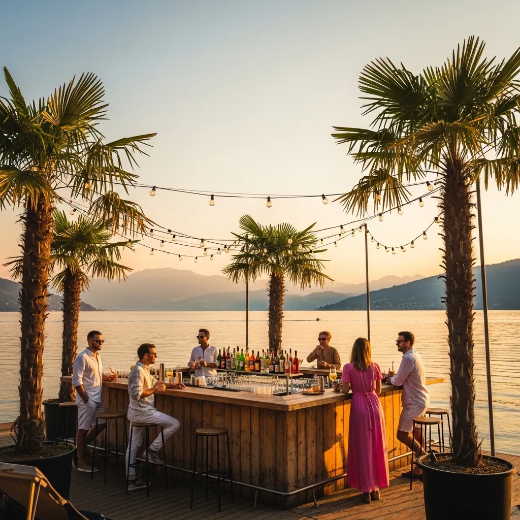 Beach Bar Event im Freien