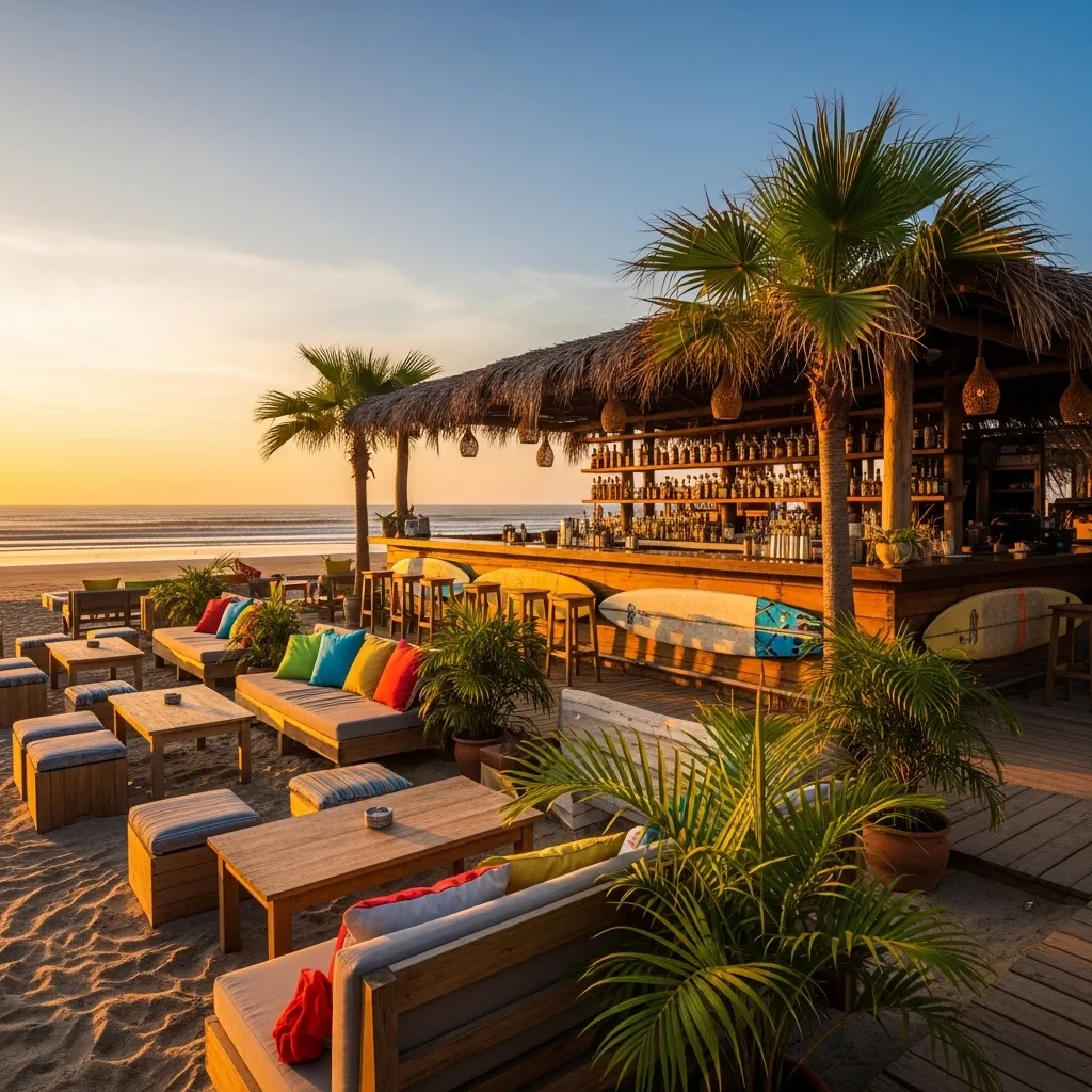 Surfbrett Dekoration mieten: Events zur tropischen Oase machen 3 Beach Bar mit Surf Deko