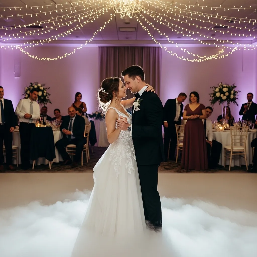 Bodennebel auf Hochzeit