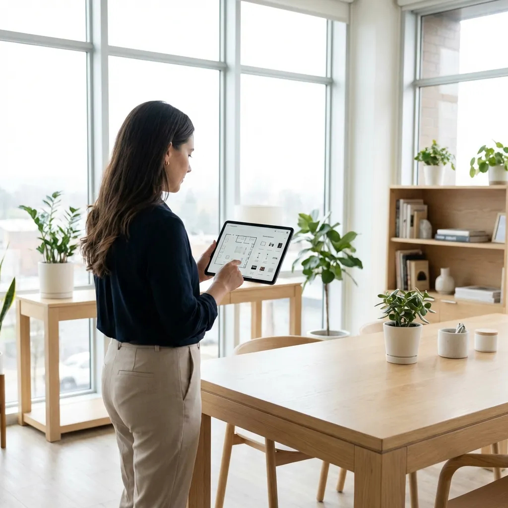 Digitale Eventplanung am Tablet