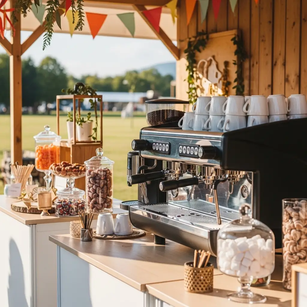 Elegante Candybar an einem Schweizer Firmenevent