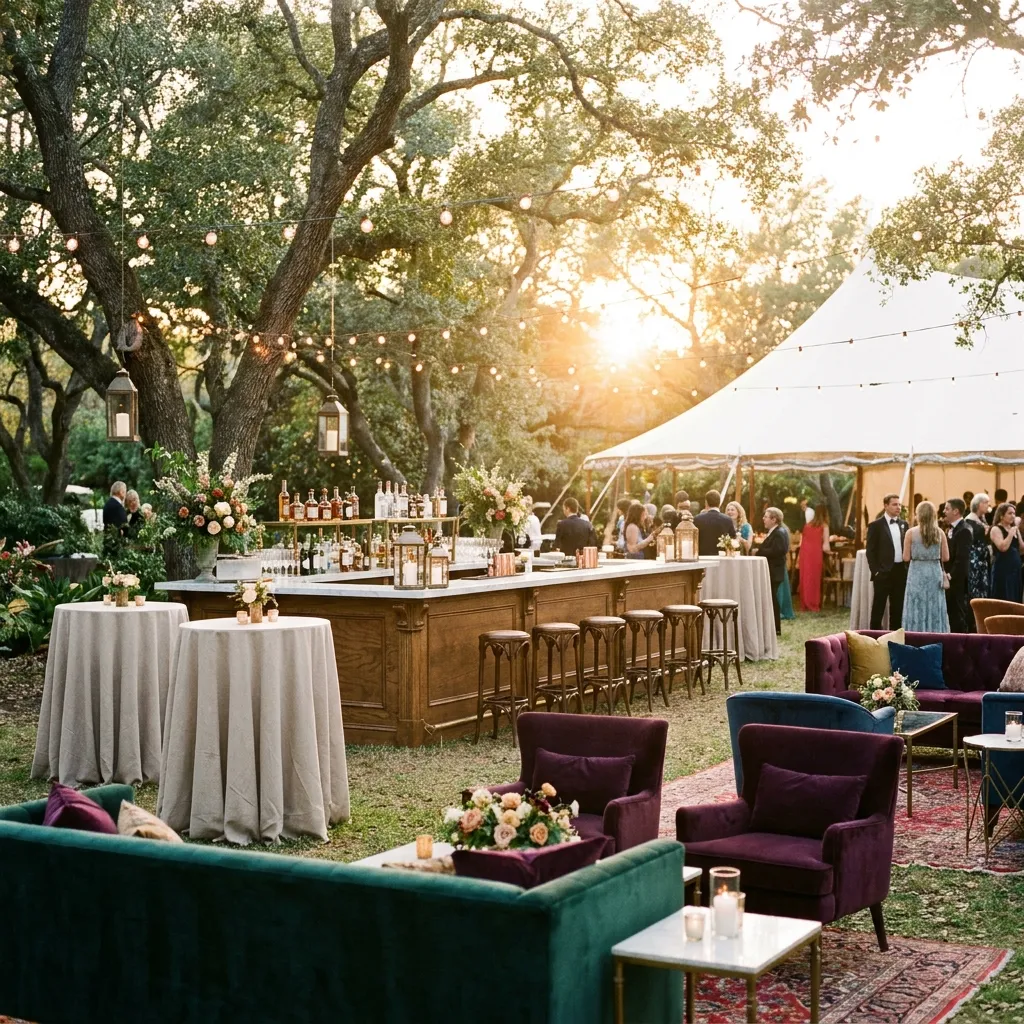 Elegantes Eventmobiliar für Hochzeit