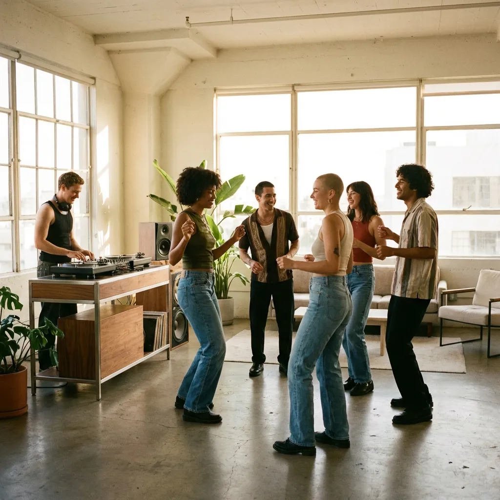 Entspanntes Soft Clubbing Event am Nachmittag