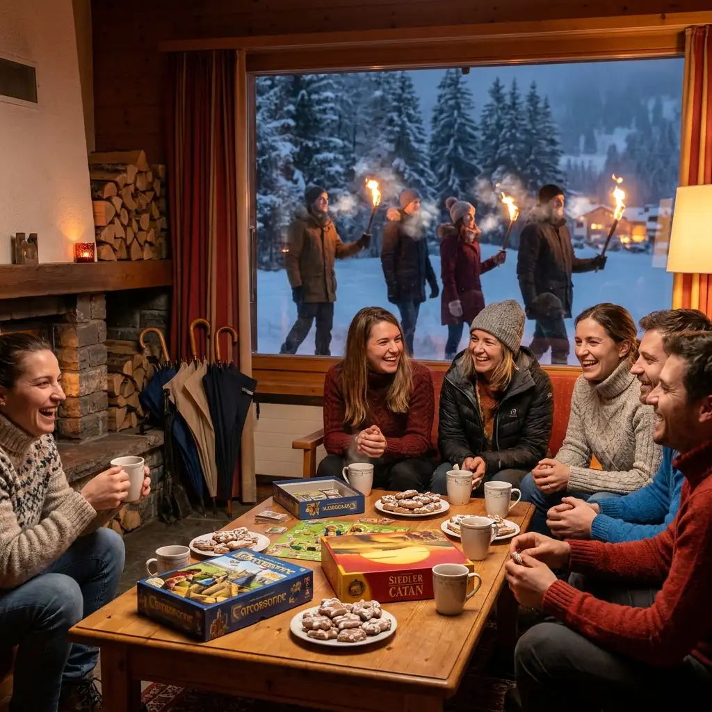 Fackelwanderung als winterliches Teamevent