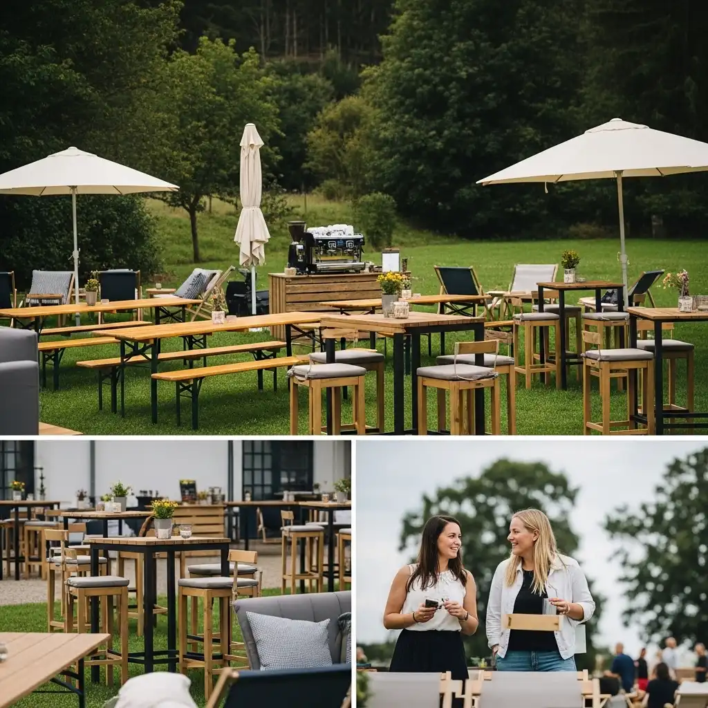 Festmobiliar mieten für Festivals & Openairs 2 Festival-Lounge mit wetterfestem Mietmobiliar