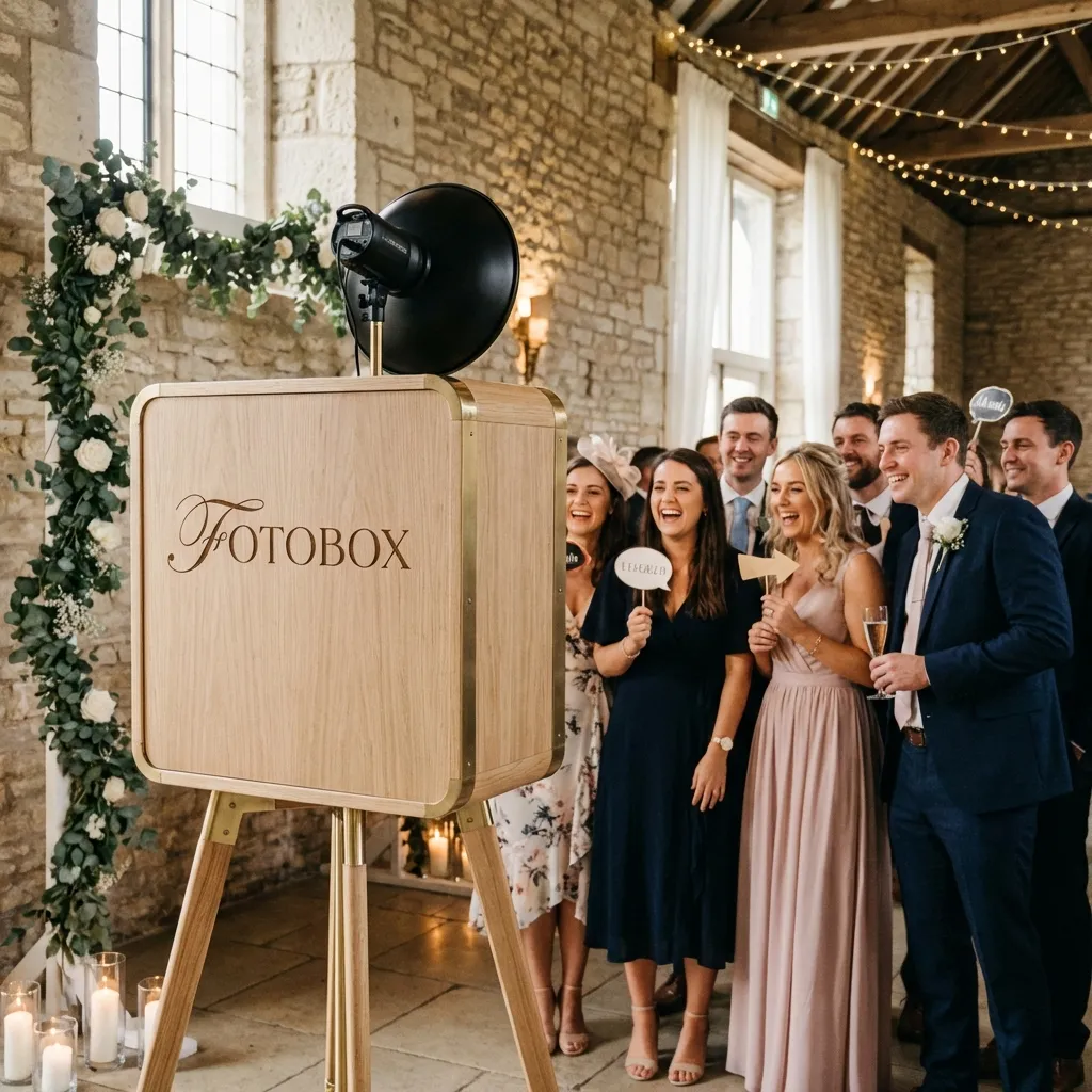 Fotobox auf einer Hochzeit in der Schweiz