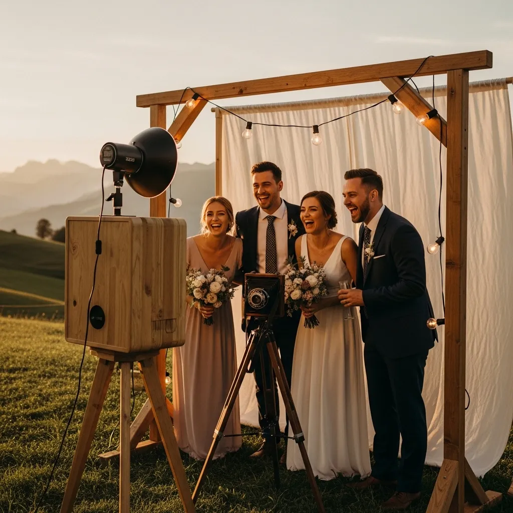 Fotobox auf Schweizer Hochzeit