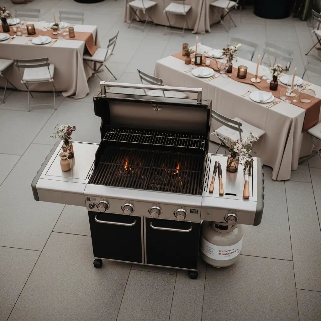 Grill mieten Zürich & Region Zürichsee 2 Gasgrill an einem Event am Zürichsee