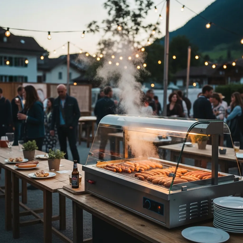 Hot Dog Maschine auf Event