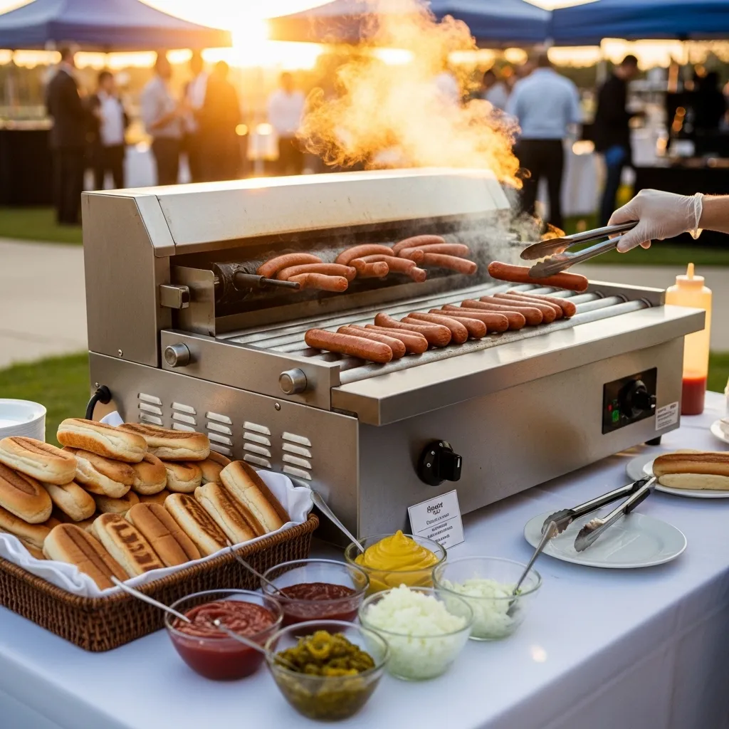 Hot Dog Maschine auf Event