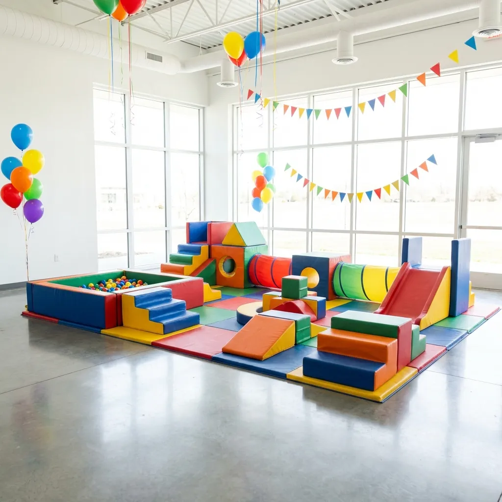 Indoor Partyspiele für Kinder in einem Eventraum