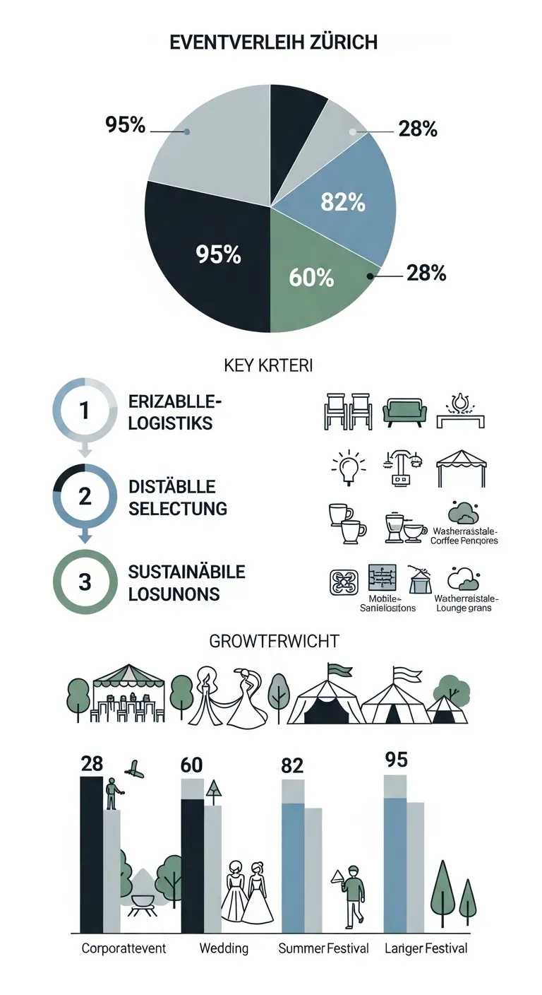 Infografik zu Eventverleih-Optionen in Zürich